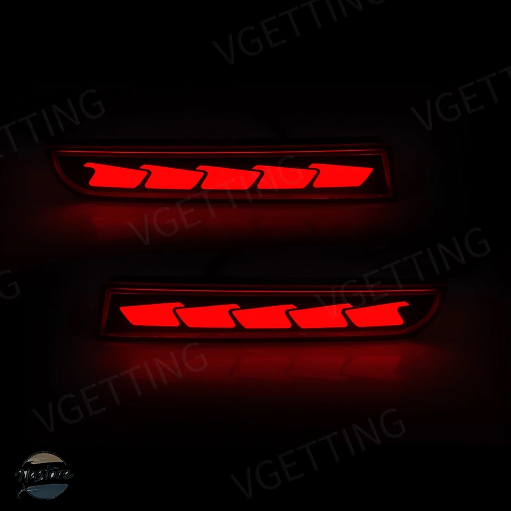 並行輸入品 LEDバンパーライト ダイナミックウィンカー テールブレーキランプ 三菱 ラクター スポーツRVR進化の画像