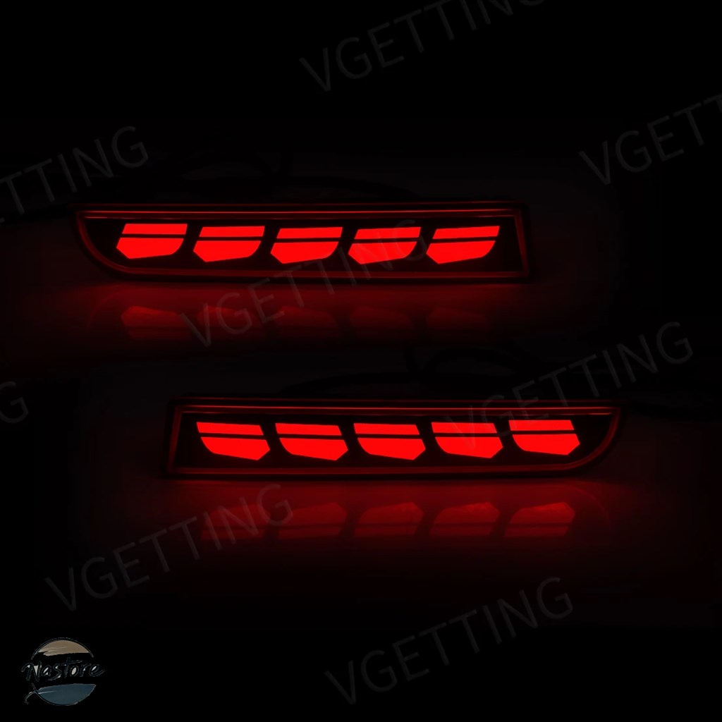 並行輸入品 LEDバンパーライト ダイナミックウィンカー テールブレーキランプ 三菱 ラクター スポーツRVR進化の画像