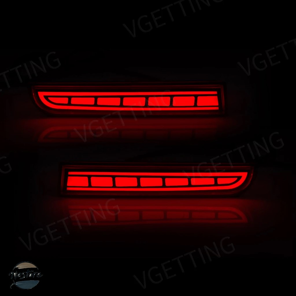 並行輸入品 LEDバンパーライト ダイナミックウィンカー テールブレーキランプ 三菱 ラクター スポーツRVR進化の画像