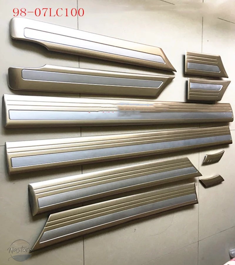 並行輸入品 トヨタランドクルーザー4500 4700 LC100 FZJ UZJ4500用カーアクセサリー カーアクセサリー ボディドアプレートプロテクター_1