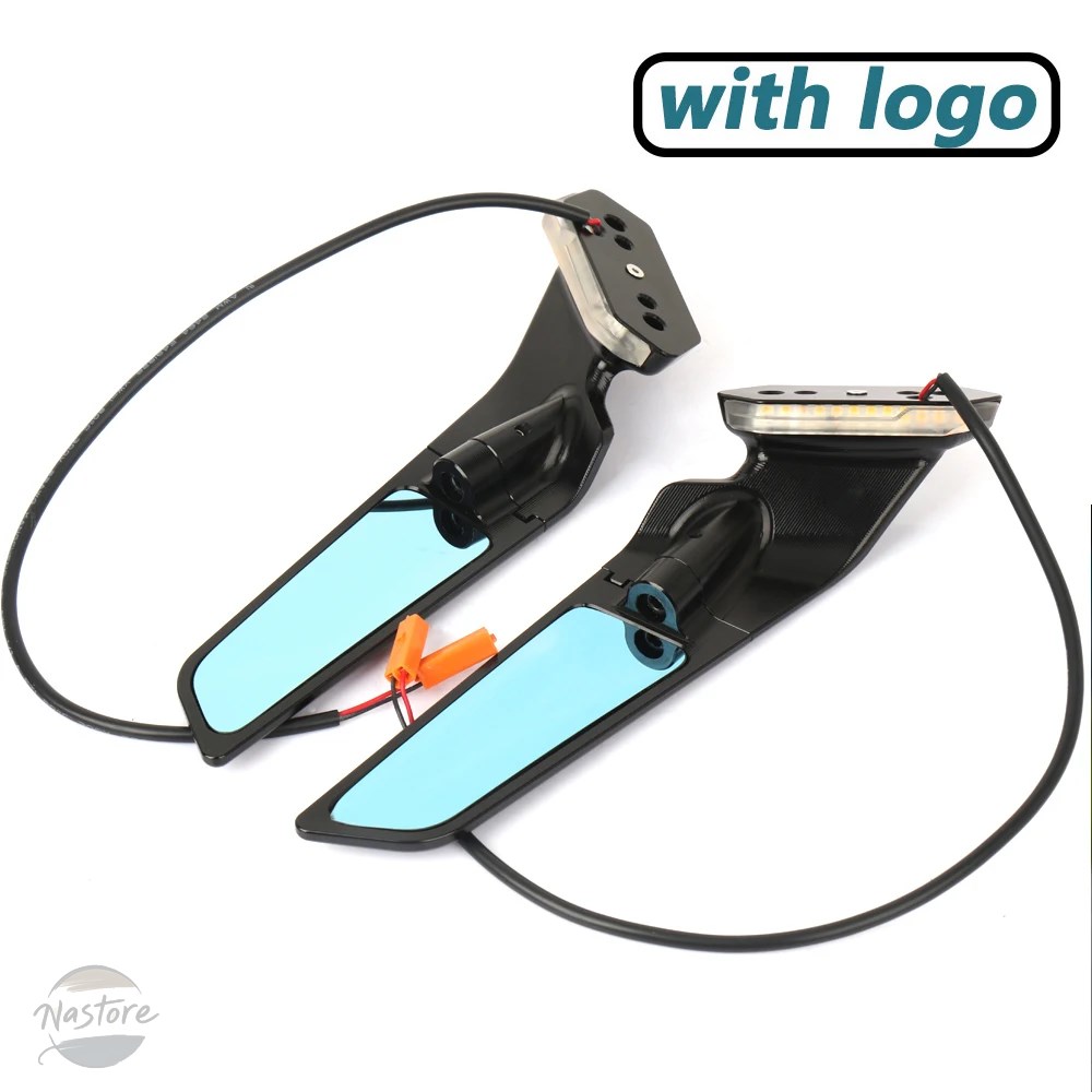 みらげー 並行輸入品】ZX4R カワサキ ミラー ニンジャ R ZX6R 636 LEDステルス