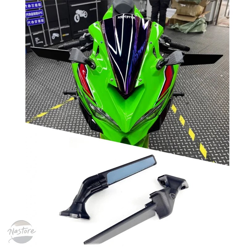 並行輸入品 ZX6R カワサキ ミラー カスタム ZX636 ZX4RR ZX4R ZX25R