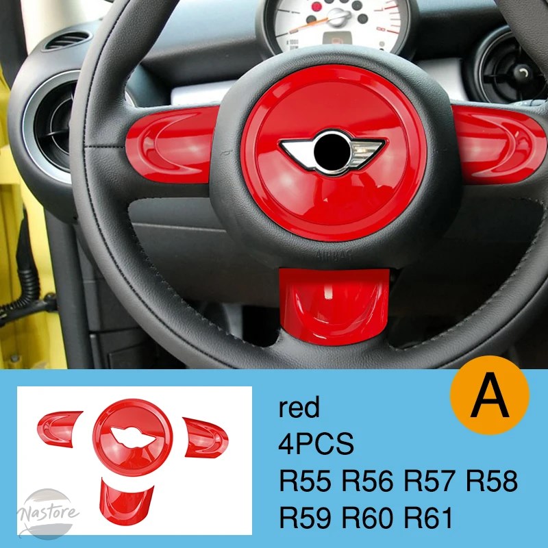 並行輸入品 BMW r55 カバー ステアリング ホイール アクセサリー カスタム mini cooper jcw r56 カスタムパーツ 部品 アクセサリーの画像