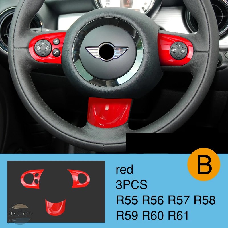 並行輸入品 BMW r55 カバー ステアリング ホイール アクセサリー カスタム mini cooper jcw r56 カスタムパーツ 部品 アクセサリーの画像