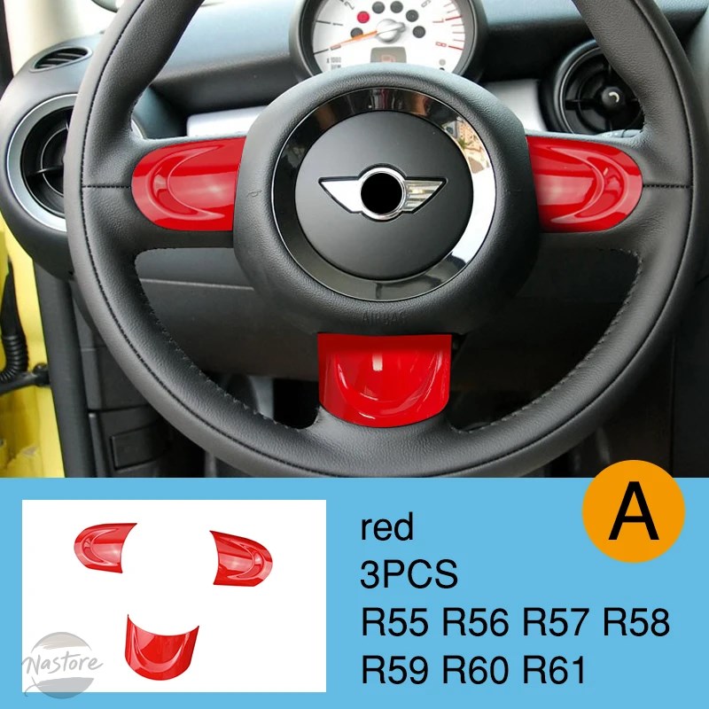 並行輸入品 BMW r55 カバー ステアリング ホイール アクセサリー カスタム mini cooper jcw r56 カスタムパーツ 部品 アクセサリーの画像