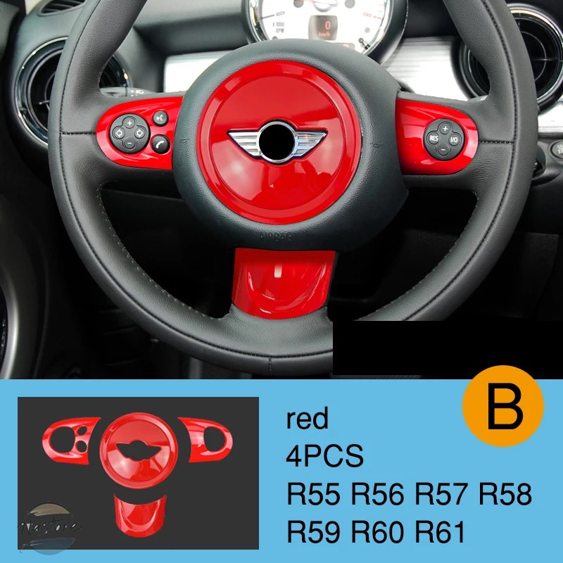並行輸入品 BMW r55 カバー ステアリング ホイール アクセサリー カスタム mini cooper jcw r56 カスタムパーツ 部品 アクセサリーの画像