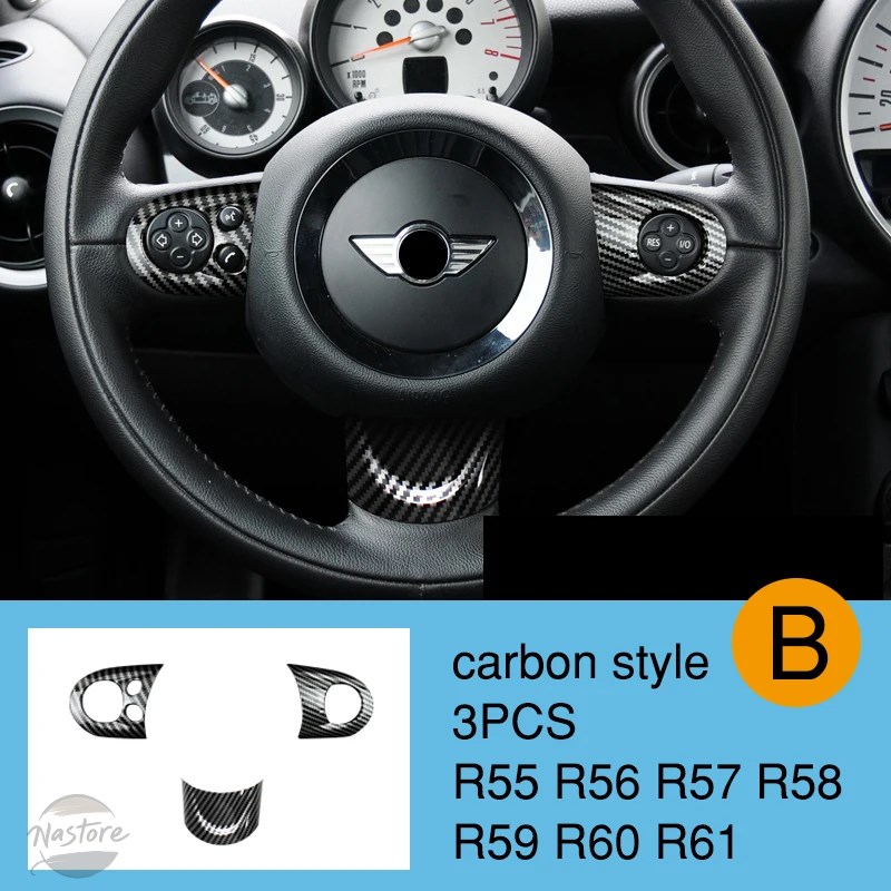 並行輸入品 BMW r55 カバー ステアリング ホイール アクセサリー カスタム mini cooper jcw r56 カスタムパーツ 部品 アクセサリーの画像