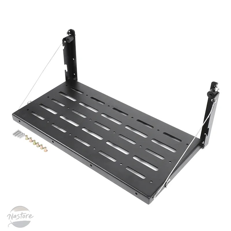 並行輸入品 リア TESIN テールゲートテーブル 折りたたみ式 ドア収納ラック キャリア ブラケット JEEP WRANGLER JK 2007 2008 2009の画像