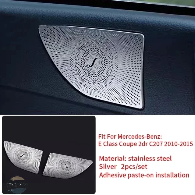 並行輸入品 カードアスピーカーオーナメント 装飾カバー ステレオフロアドカバー メルセデスベンツEクラス 2DR C207 10-15の画像