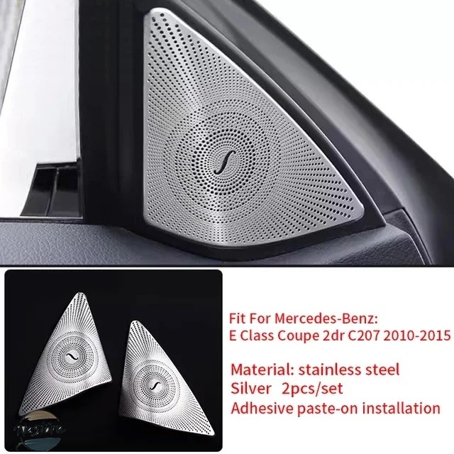 並行輸入品 カードアスピーカーオーナメント 装飾カバー ステレオフロアドカバー メルセデスベンツEクラス 2DR C207 10-15の画像