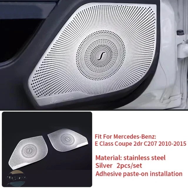 並行輸入品 カードアスピーカーオーナメント 装飾カバー ステレオフロアドカバー メルセデスベンツEクラス 2DR C207 10-15の画像