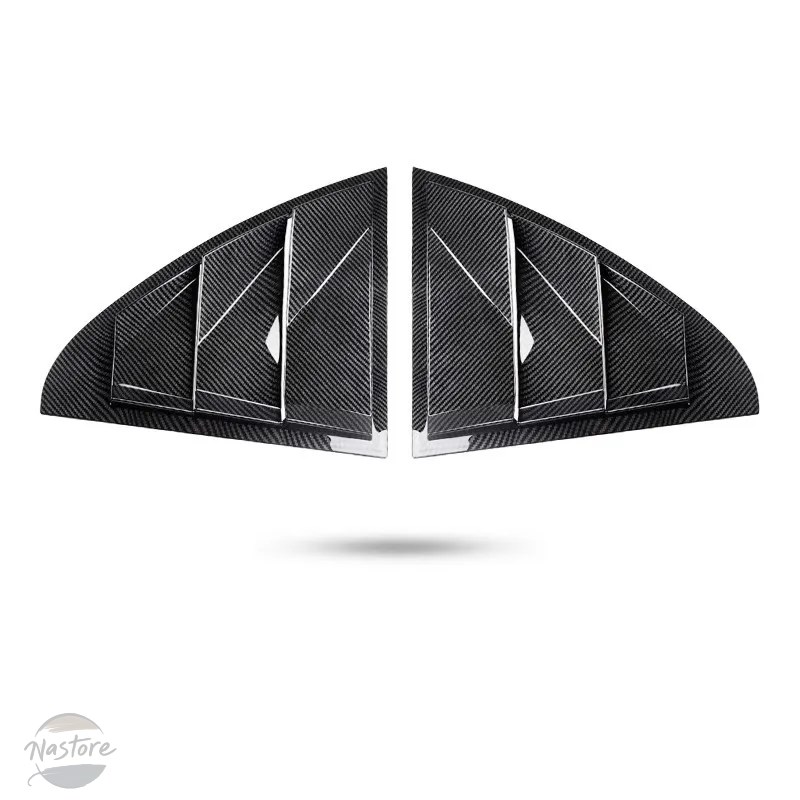 並行輸入品 リア三角窓ルーバーシャ??ッターブラインドカバートリムメルセデス ベンツ E クラス W214 2024-2025 カーボンパターンの画像