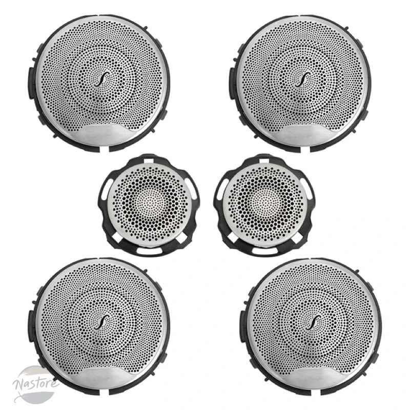 並行輸入品 メルセデスベンツCGLC EクラスW205W213 X253 2015-2021用オーディオスピーカーツイーター ミッドレンジリッドカバー 6個の画像