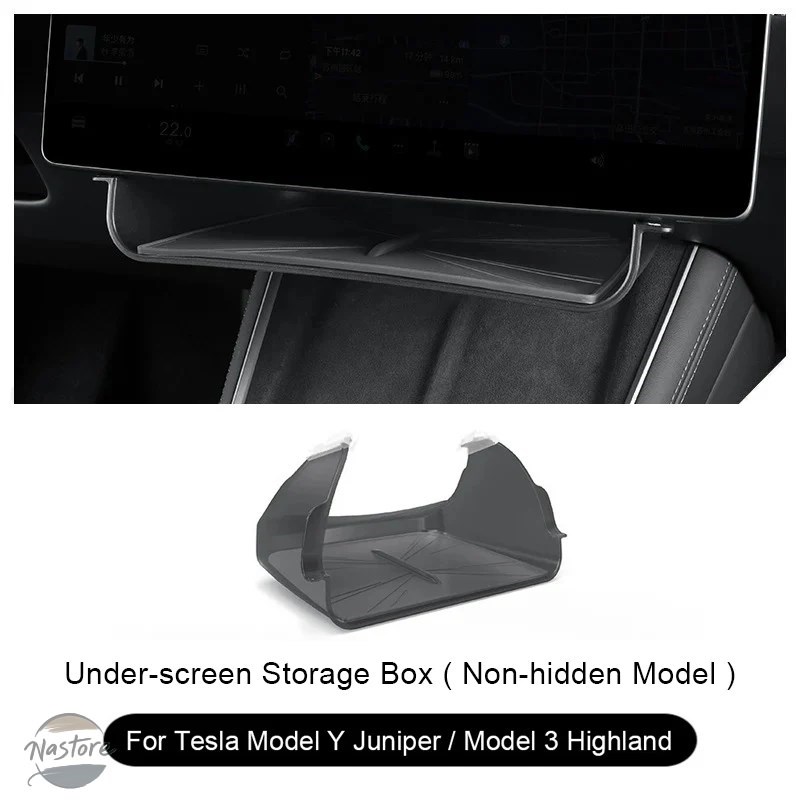 並行輸入品 テスラ モデル Y ジュニパー画面下隠し収納ボックスモデル