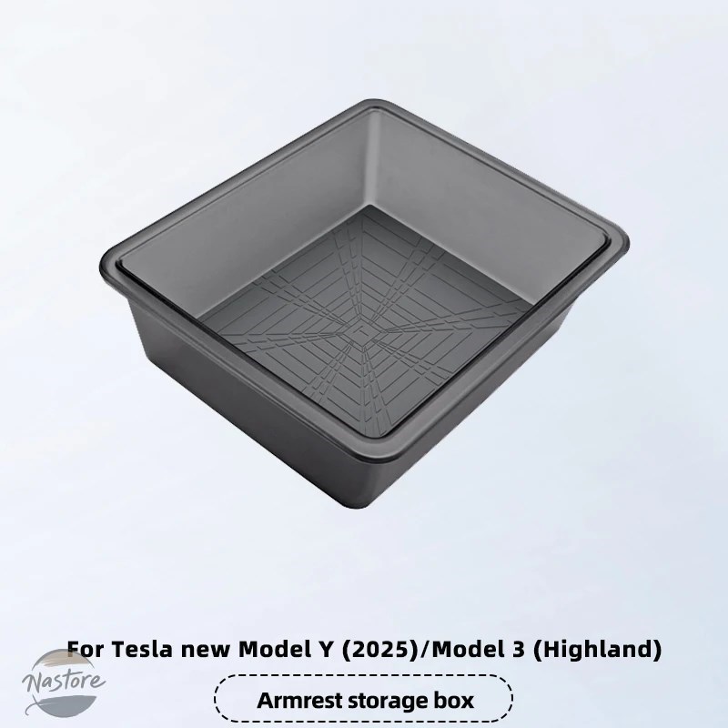 並行輸入品 テスラ リア カスタム モデル Y ジュニパーモデル 3 ハイランド中央収納ボックス クリアアームレストボックス インテアクセサリー_1
