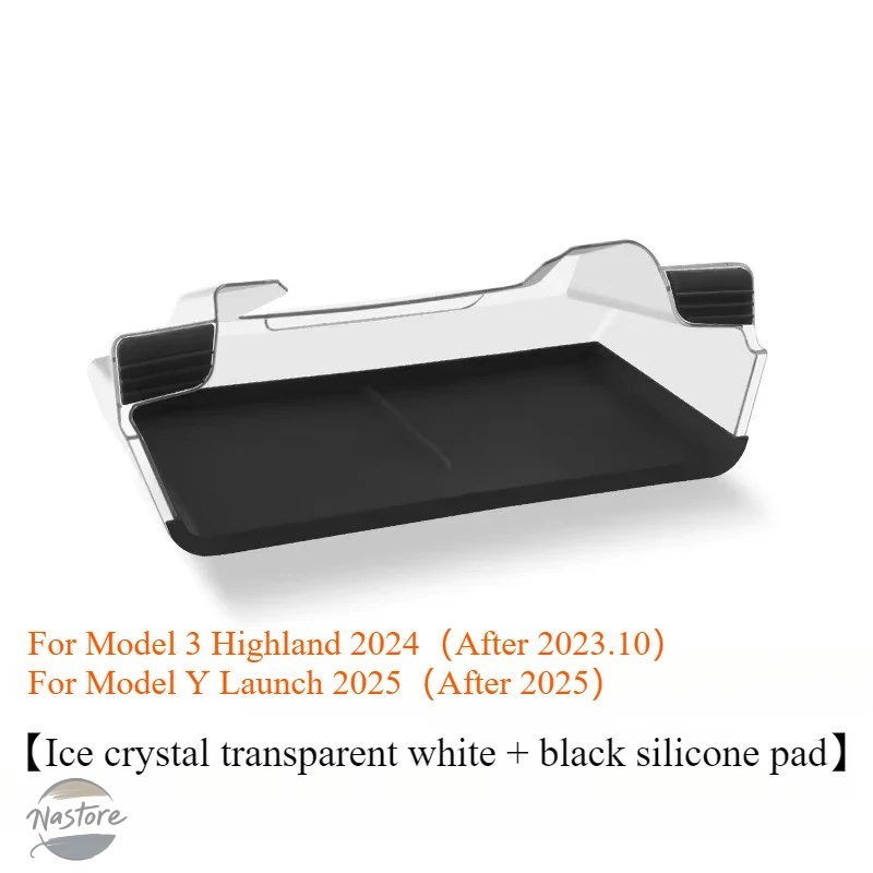 並行輸入品 テスラ モデル 3 ハイランドモデル Y ジュニパー 2025 スクリーン 下 隠し収納ボックススクリーンセンターコンソールオーガナイザーケーストレイの画像