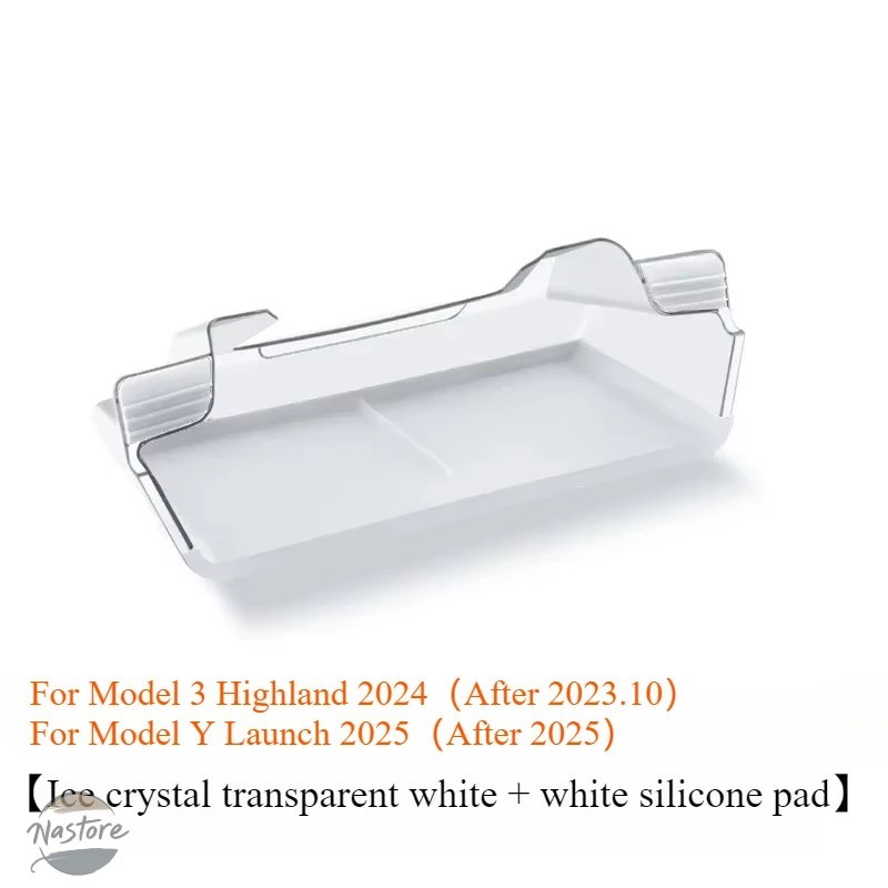 並行輸入品 テスラ モデル 3 ハイランドモデル Y ジュニパー 2025 スクリーン 下 隠し収納ボックススクリーンセンターコンソールオーガナイザーケーストレイの画像