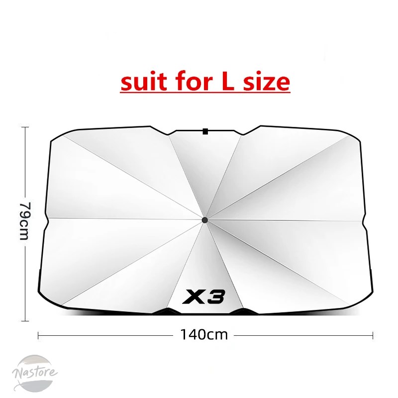 並行輸入品 BMW x3 フロントガラス折りたたみサンシェード x1 x2 x4 x6 uv サンシェード車バイザー カスタムパーツ 部品 アクセサリーの画像