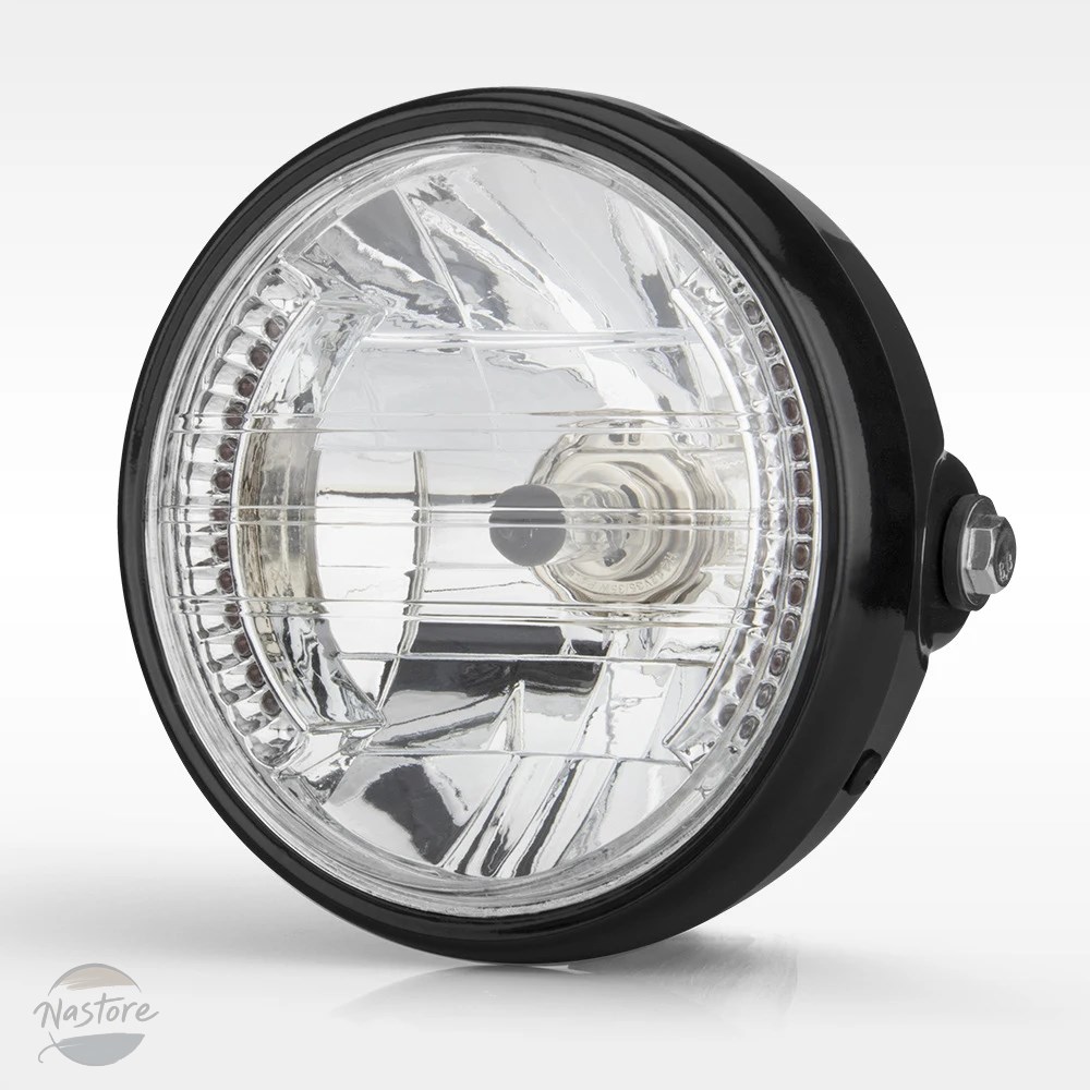 並行輸入品 h4 バイク ヘッドライト ウインカー 汎 led 9ワイヤー 7インチ 12v 35w カスタムパーツ 部品 アクセサリーの画像