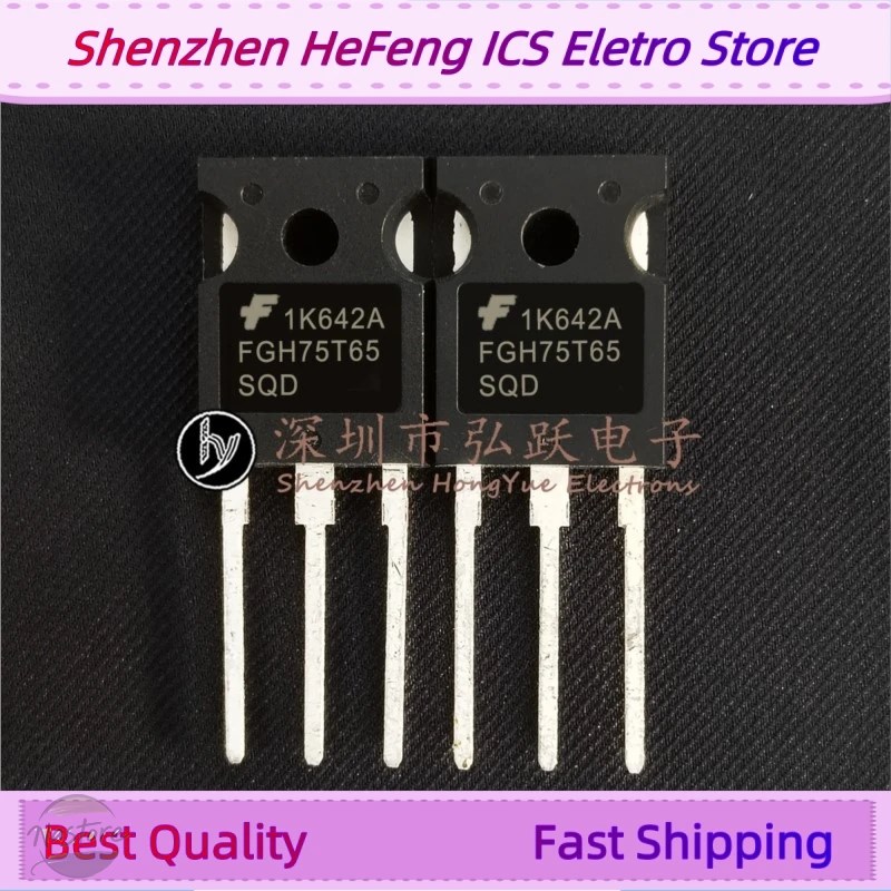 並行輸入品 to-247 10 個 -20 fgh75t65sqd 650v 75a 品質 カスタムパーツ 部品 アクセサリーの画像