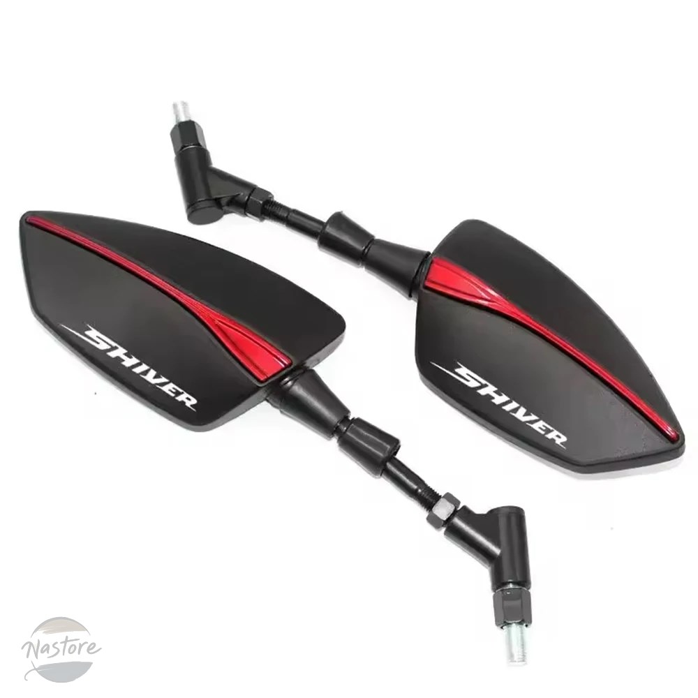 並行輸入品 バイク ミラー 調整可能なサイド汎用的な shiver shiver汎用バック 750 900 カスタムパーツ 部品 アクセサリーの画像
