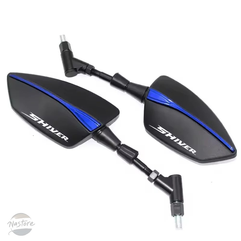並行輸入品 バイク ミラー 調整可能なサイド汎用的な shiver shiver汎用バック 750 900 カスタムパーツ 部品 アクセサリーの画像