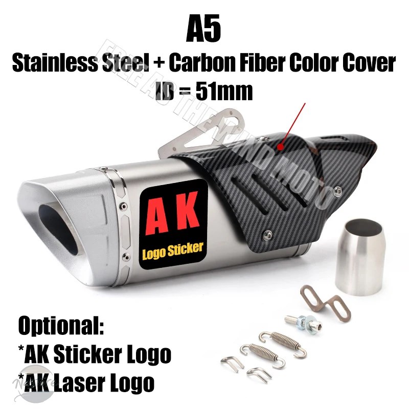 並行輸入品 z400 バイク マフラー カスタムパーツ カスタム 51mm 汎 akninjia250 400 900 cbr300 r3 カスタムパーツ 部品 アクセサリー_6