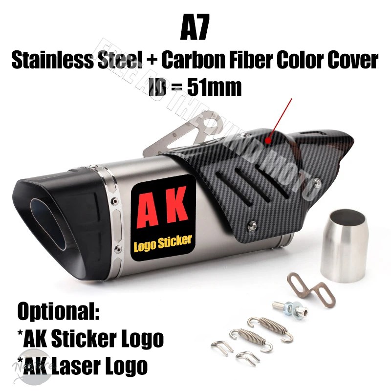 並行輸入品 z400 バイク マフラー カスタムパーツ カスタム 51mm 汎 akninjia250 400 900 cbr300 r3 カスタムパーツ 部品 アクセサリー_8