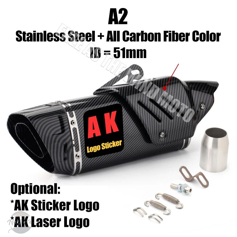 並行輸入品 z400 バイク マフラー カスタムパーツ カスタム 51mm 汎 akninjia250 400 900 cbr300 r3 カスタムパーツ 部品 アクセサリー_3