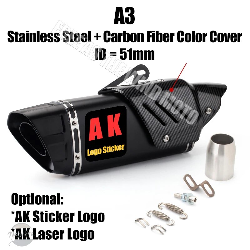 並行輸入品 z400 バイク マフラー カスタムパーツ カスタム 51mm 汎 akninjia250 400 900 cbr300 r3 カスタムパーツ 部品 アクセサリー_4
