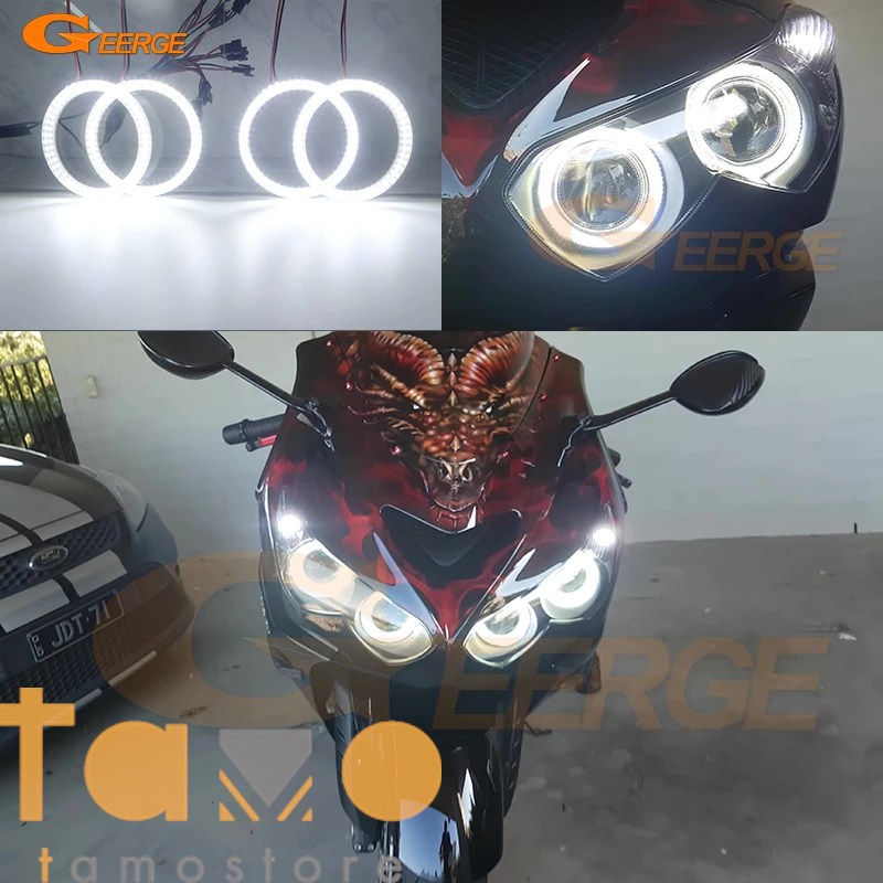 LED 5セット 並行輸入品】zx14 キット ハロデイライト 超高輝度 cob smd led