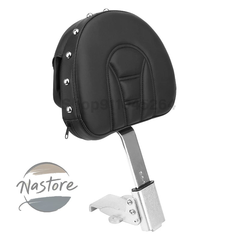 並行輸入品 バイク キット 部品 カスタムパーツ アクセサリー レザーバックレスト ブラックレザーシート アウトドア 2010 2017ロードモデル 10 14_6