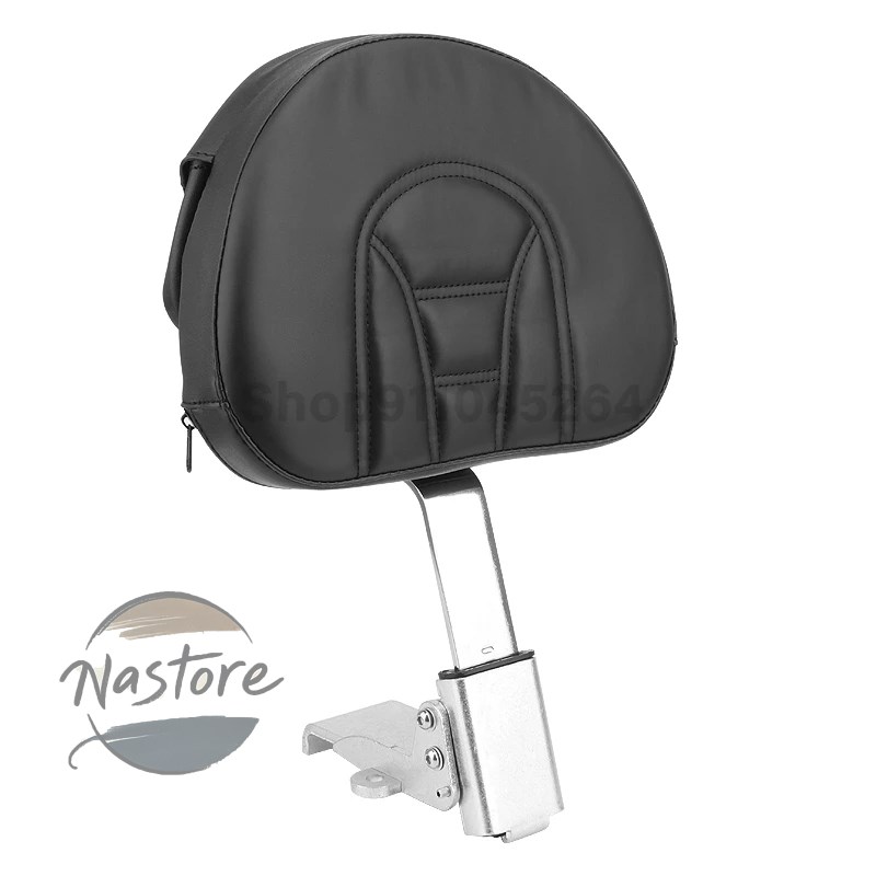 並行輸入品 バイク キット 部品 カスタムパーツ アクセサリー レザーバックレスト ブラックレザーシート アウトドア 2010 2017ロードモデル 10 14_4