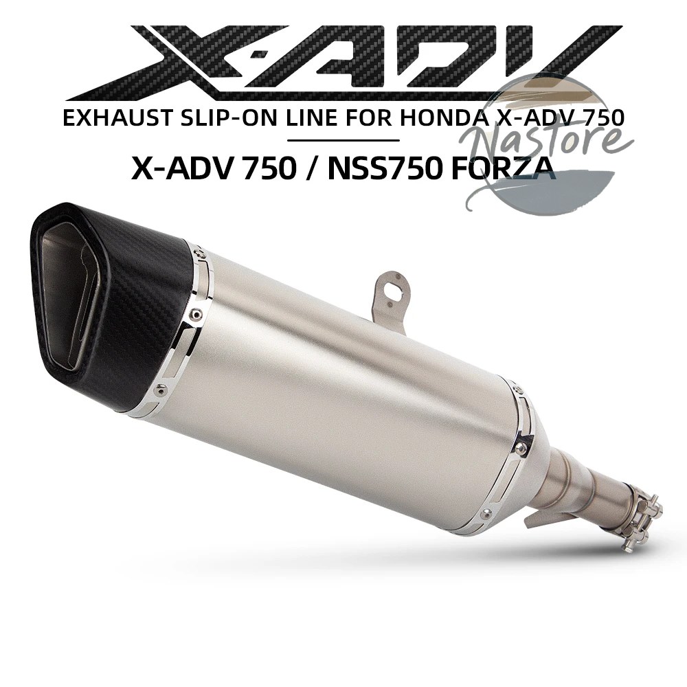 並行輸入品 バイク マフラー 部品 カスタムパーツ アクセサリー 2017-2020 x max 300 xmax300 チタン合金 ミドル接続スライドの画像