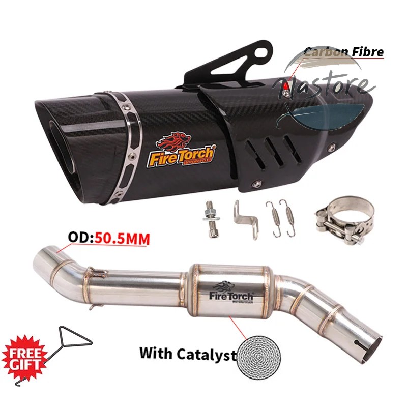 並行輸入品 BMW バイク カスタム f750gs f750 750 f850gs adv f850 2018 - 2021 スリップオン 排気エスケープ ステンレス ミドルリンクパイプ 部品の画像