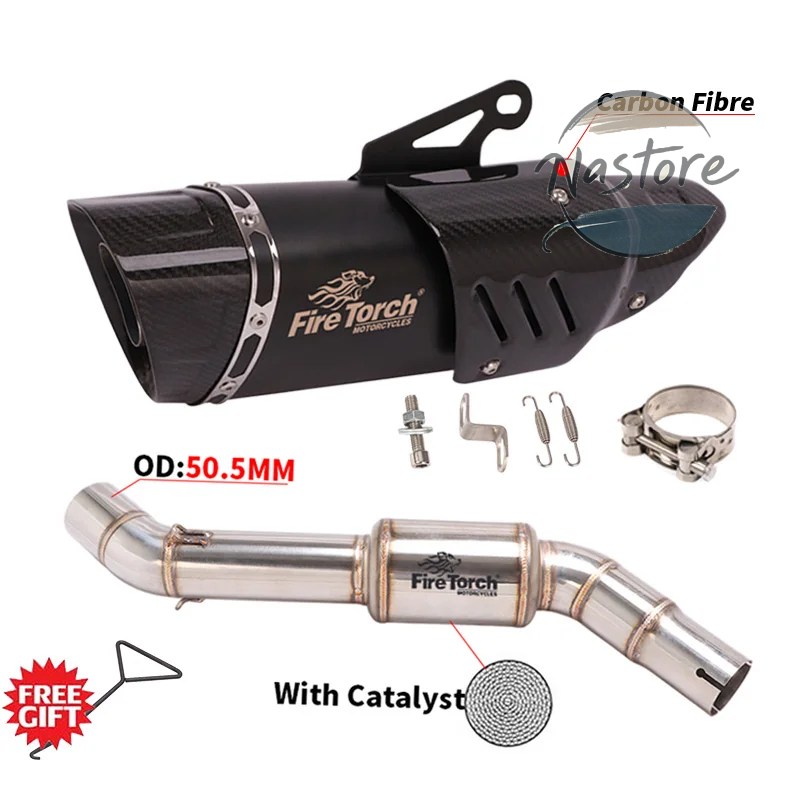 並行輸入品 BMW バイク カスタム f750gs f750 750 f850gs adv f850 2018 - 2021 スリップオン 排気エスケープ ステンレス ミドルリンクパイプ 部品の画像