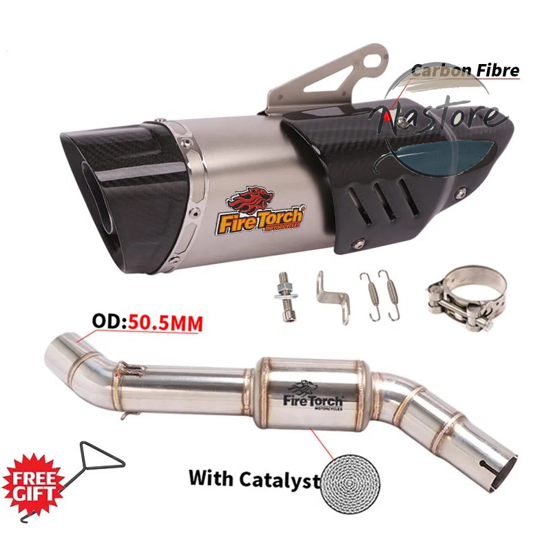 並行輸入品 BMW バイク カスタム f750gs f750 750 f850gs adv f850 2018 - 2021 スリップオン 排気エスケープ ステンレス ミドルリンクパイプ 部品の画像