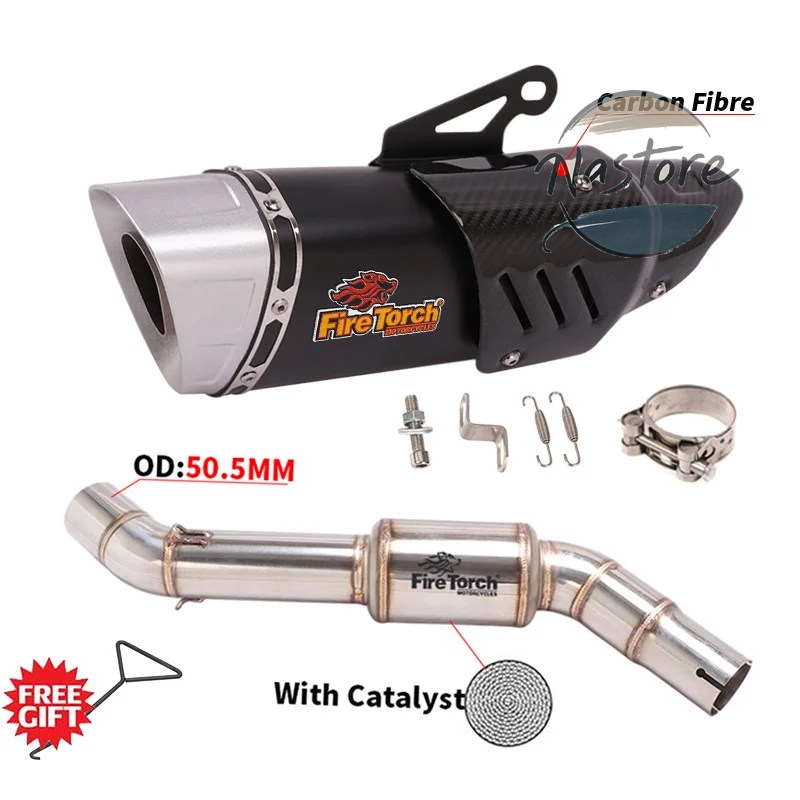 並行輸入品 BMW バイク カスタム f750gs f750 750 f850gs adv f850 2018 - 2021 スリップオン 排気エスケープ ステンレス ミドルリンクパイプ 部品の画像