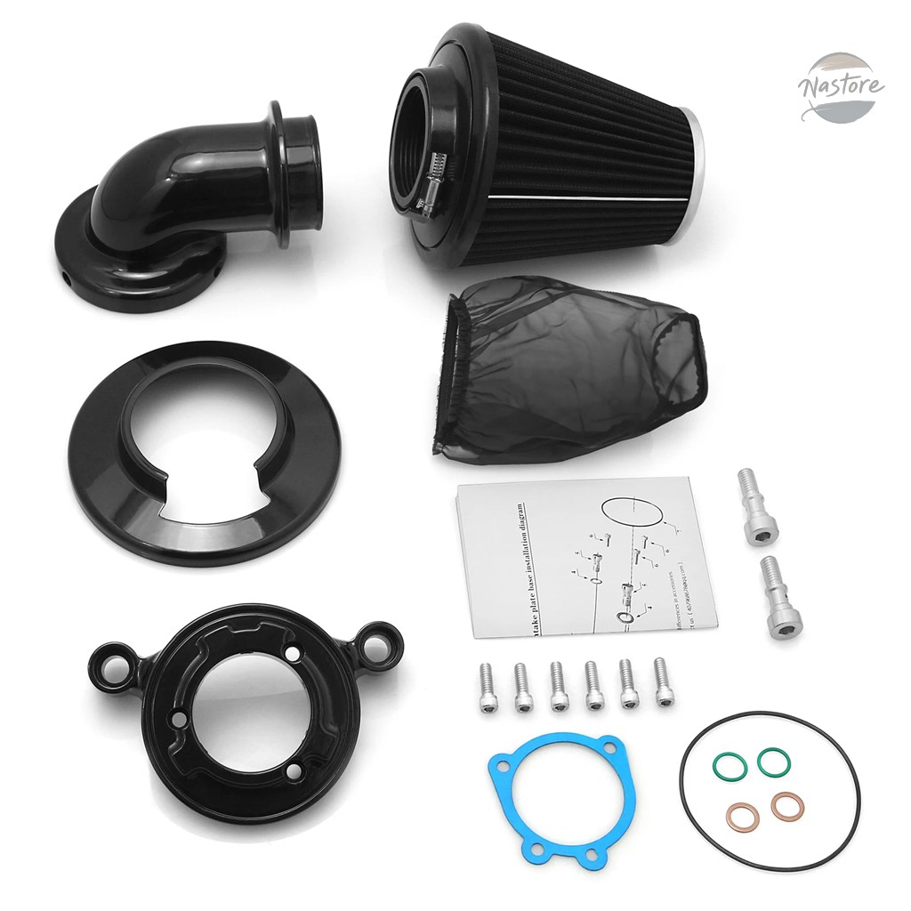 並行輸入品 キット フィルター カットコーンエアクリーナーインテーク ハーレースポーツスターXL883 XL1200 IRON 883 1200 48_1
