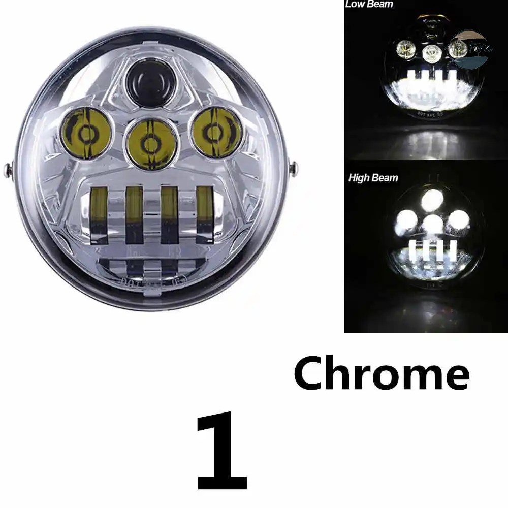 並行輸入品 バイク ヘッド V RODマッスルナイトロッド LEDライト ホワイトエンジェルアイ カスタムパーツ パーツ アクセサリー_2