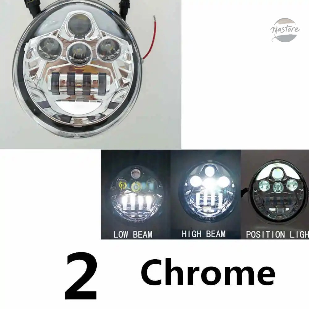 並行輸入品 バイク ヘッド V RODマッスルナイトロッド LEDライト ホワイトエンジェルアイ カスタムパーツ パーツ アクセサリー_3