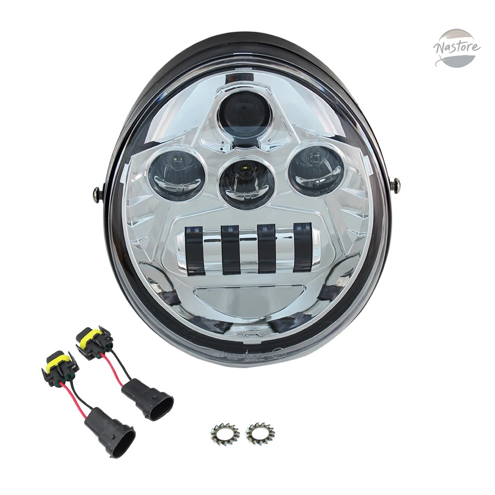 並行輸入品 バイク フロント ヘッド LEDライト ライト ハイ/ロービーム V ROD VRSC VRSCA VRSCAW カスタムパーツ パーツ アクセサリー_1