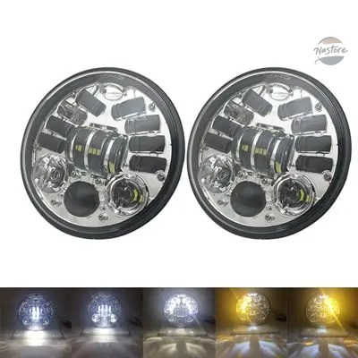 並行輸入品 トライアンフ バイク ヘッド 2X 5.75インチ LED DRL HALO ライト ROCKET III 3 SPEED カスタムパーツ パーツ アクセサリー_3