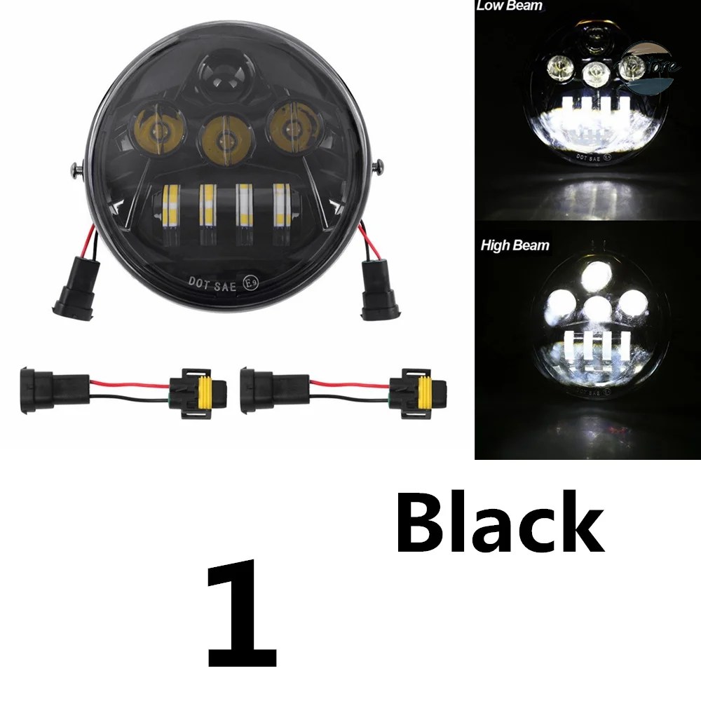 並行輸入品 バイク ヘッド V RODマッスルナイトロッドLEDライト ホワイトエンジェルアイ カスタムパーツ パーツ アクセサリー_1