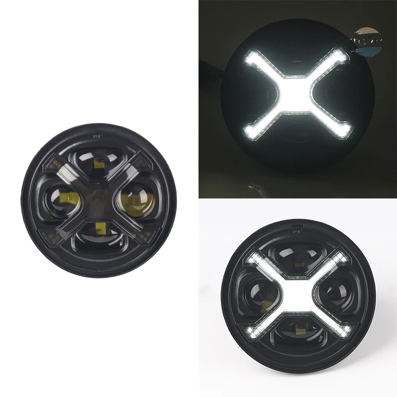 並行輸入品 X48 バイク ヘッドライト ヘッド 5.75インチ LED ライト 5