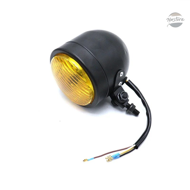 並行輸入品 H4 バイク フォグランプ フロント ヘッド ヴィンテージ ライト 12V 35W ランプ カスタムパーツ パーツ アクセサリーの画像