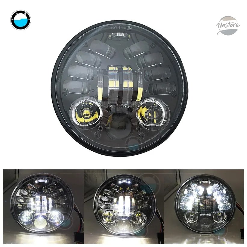 並行輸入品 スズキ バイク アクセサリー カスタム ヘッド 5.75インチ LED ライト バケット カスタムパーツ パーツ アクセサリー_2