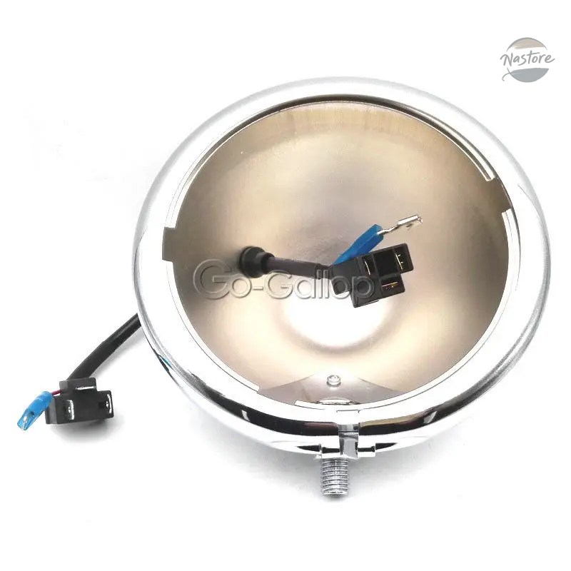 並行輸入品 カバー ヘッド 5.75インチ LED ブラック ライト ハウジング ハーレー カスタムパーツ パーツ アクセサリー_1