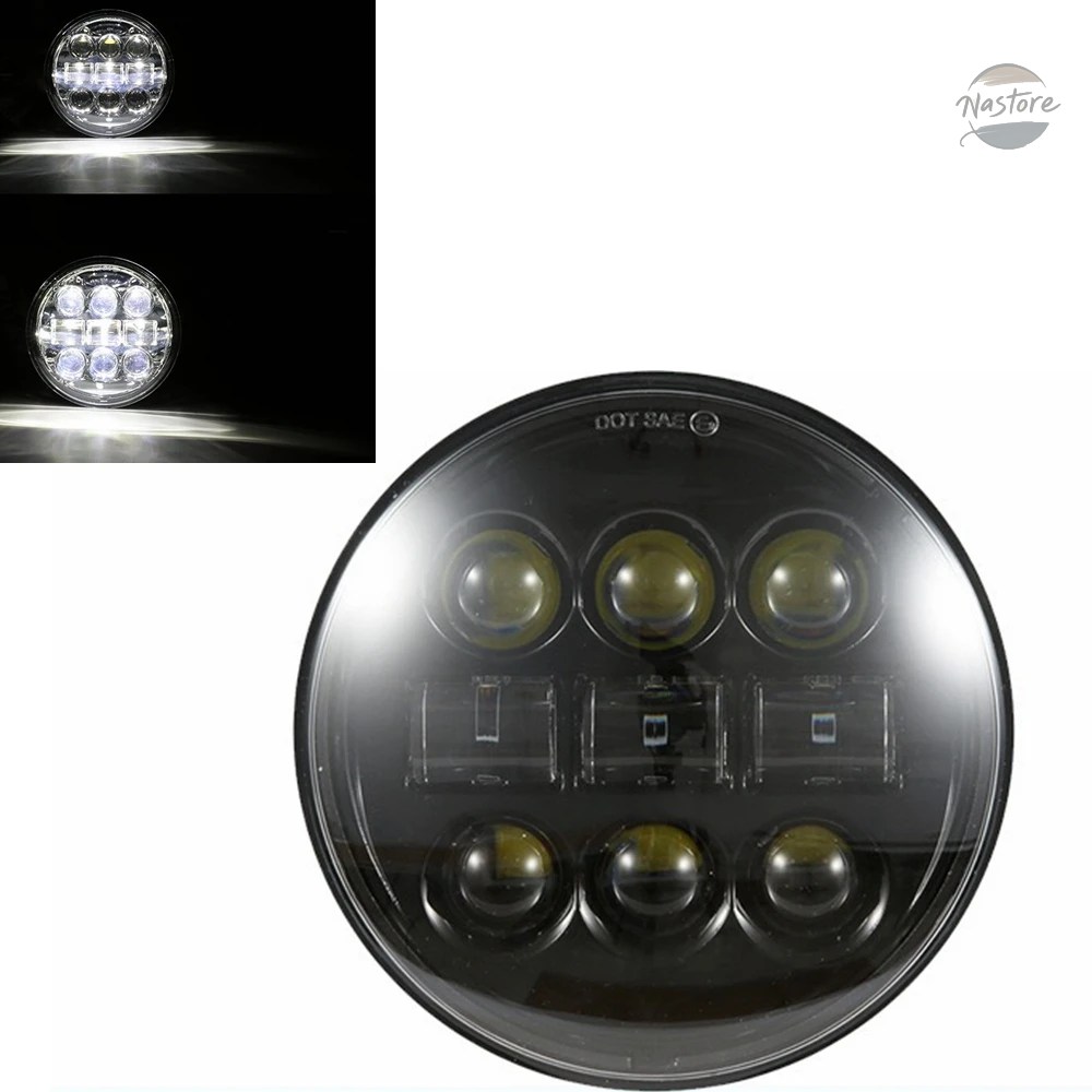 並行輸入品 ホンダ バイク ヘッド 汎 5 3/4インチ 5.75インチ LED カー ライト ハーレー カスタムパーツ パーツ アクセサリー_2