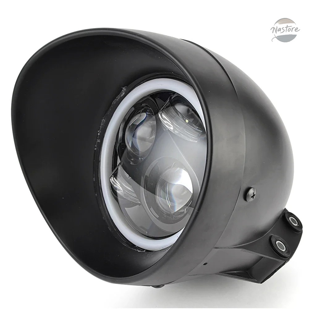 ブランド登録なし - 並行輸入品 ホンダ 自動二輪車 カスタム スズキ 頭顱 ともし火 LED 5.75in ハーレー カスタム一部分 一部分 装身具